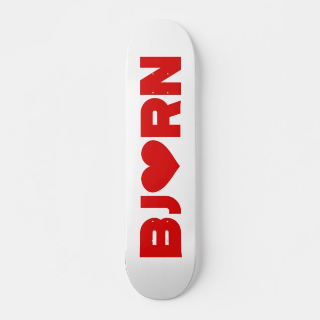 Bjorn Love Skateboard (Front)