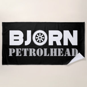 Bjorn Petrol Head Beach Towel