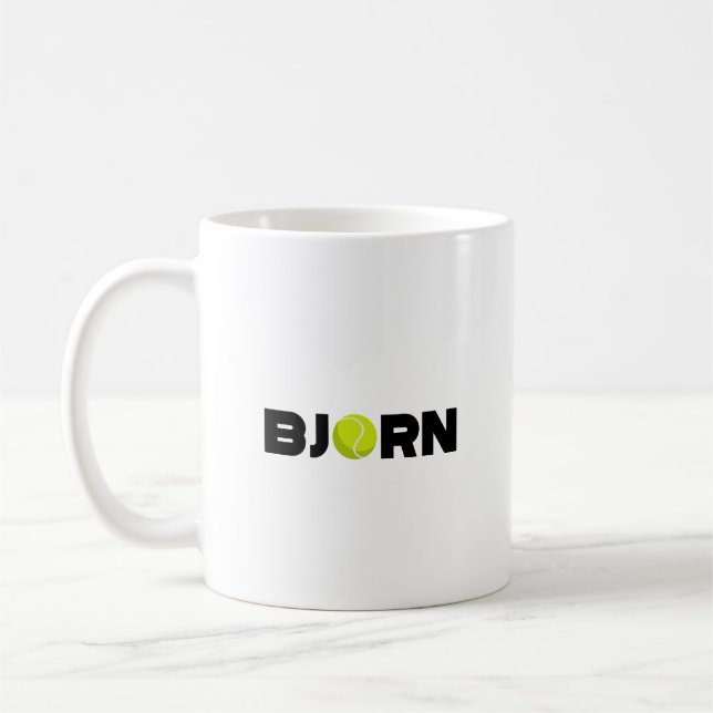 Bjorn Tennis Coffee Mug (Left)