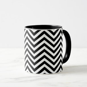 Bkack & White Zig Zag 1 Mug