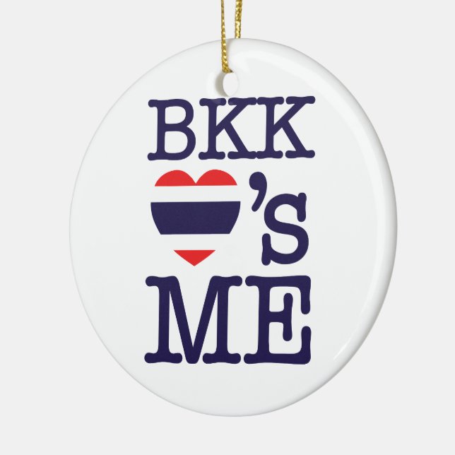 BKK LOVE'S ME CERAMIC TREE DECORATION (Left)