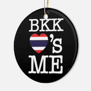 BKK LOVE'S ME CERAMIC TREE DECORATION