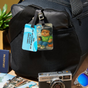 BKLT02 Kids Luggage Tag. Tag
