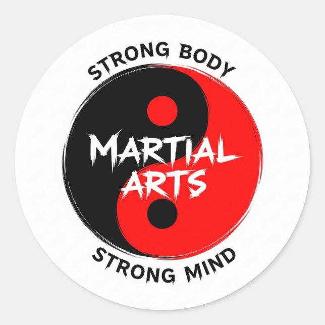 BKSMA CLOCK CLASSIC ROUND STICKER (Front)