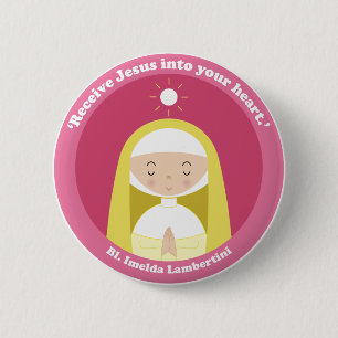 Bl. Imelda Lambertini 6 Cm Round Badge