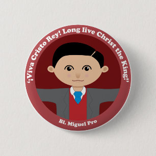 Bl. Miguel Pro 6 Cm Round Badge