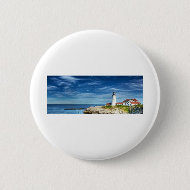 BLA01 Lighthouse 1.tif 6 Cm Round Badge (Front)