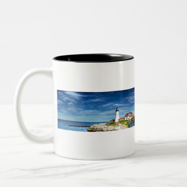 BLA01 Lighthouse 1.tif Two-Tone Coffee Mug (Left)