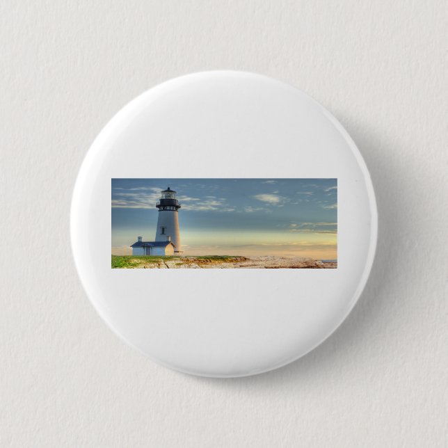 BLA02 Lighthouse 2.tif 6 Cm Round Badge (Front)
