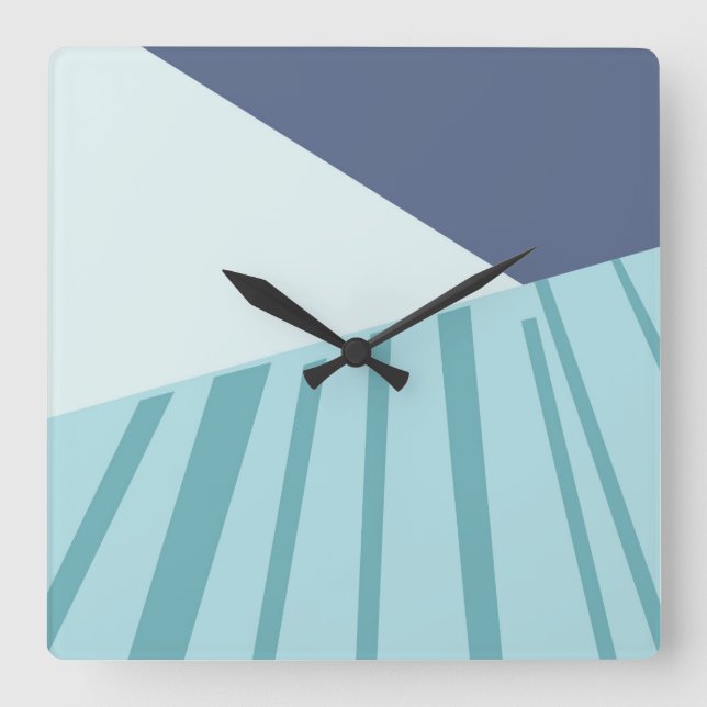 Blå Wall Clock (Front)