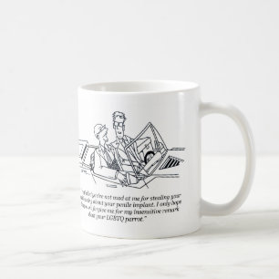 Blabbing left hand mug