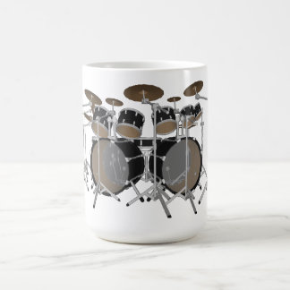 Black 10 Piece Drum Kit - Coffee Mug