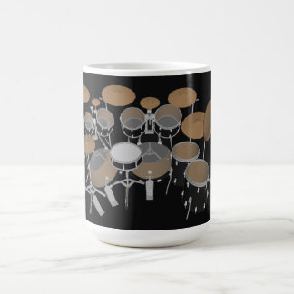 Black 10 Piece Drum Kit - Coffee Mug