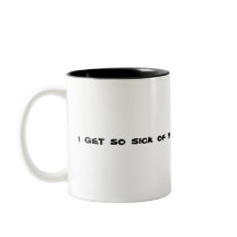 Black 11 0z Two-Tone Mug