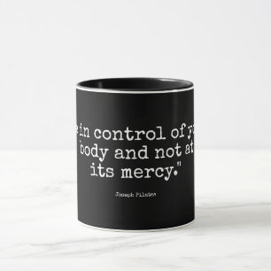 Black 11 oz Combo Mug   Pilates Quotes 5