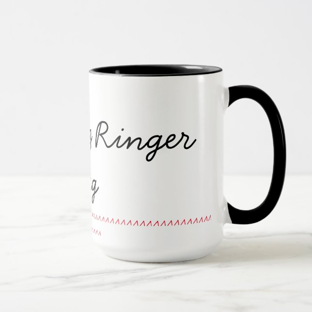 Black 15 oz Ringer Mug (Right)