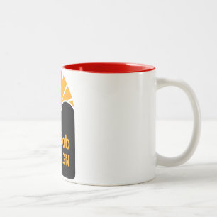 Black 15 oz Two-Tone Mug