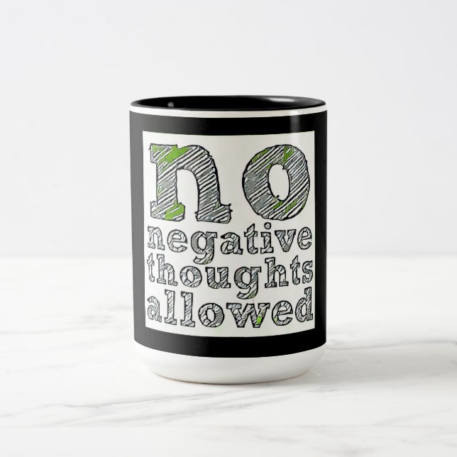 Black 15 oz Two-Tone Mug (Center)