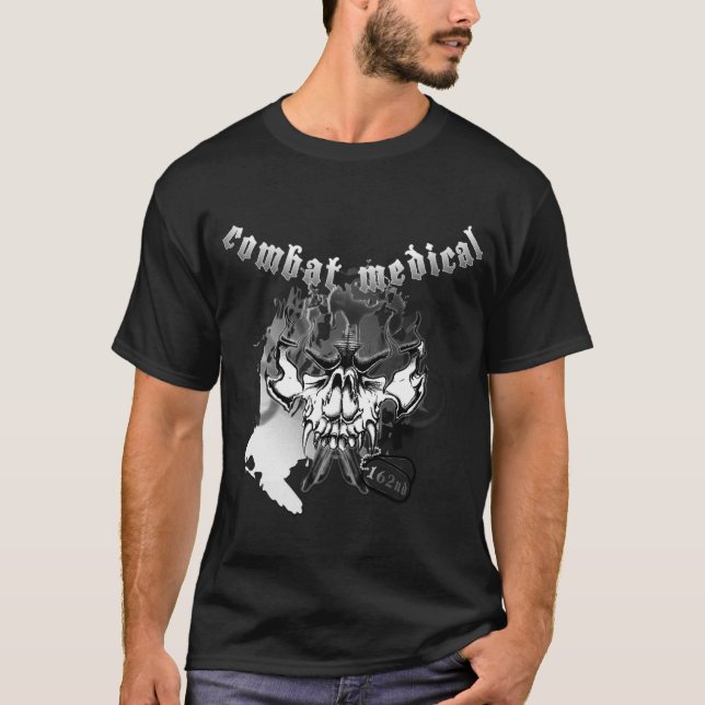 Black 162nd Combat Medical Tee (Front)