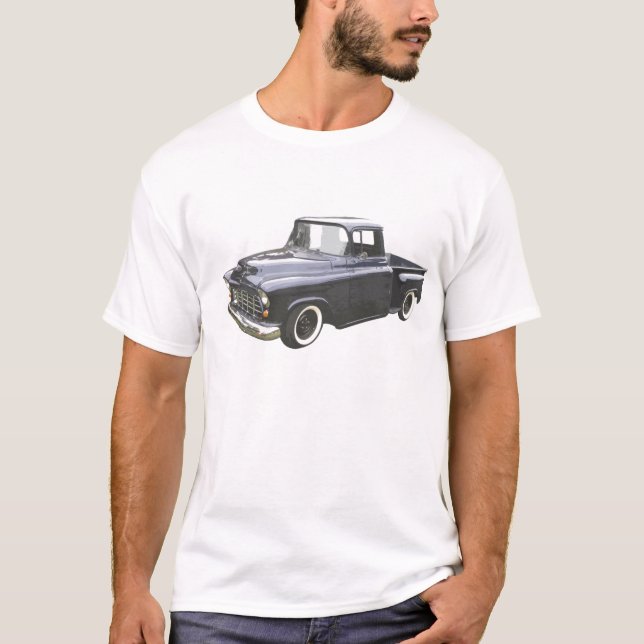 Black 1956 Chevrolet Pickup T-Shirt (Front)