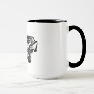 Black 1965 GTO coffee mug