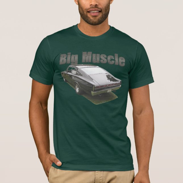 Black 1967 Dodge Charger T-Shirt (Front)