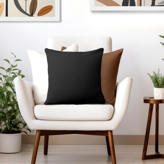 Black 20" Cotton Cushion (Creator Uploaded)