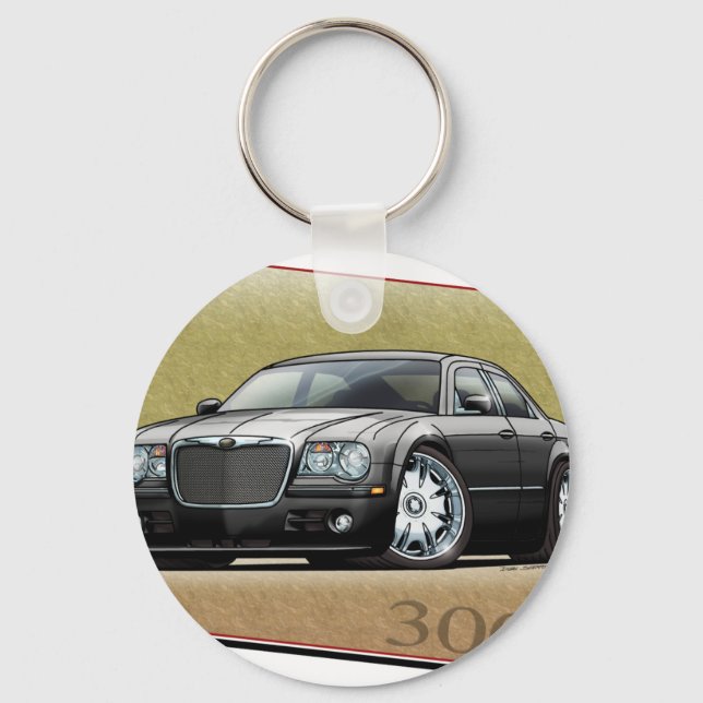 Black 300 DUB Key Ring (Front)