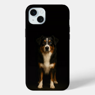 Black 4 Luxe, Aussie Shepherd iPhone 15 Plus iPhone 15 Mini Case