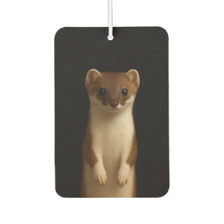 Black 4 Luxe Car Air Fresheners, Elegant Weasel Freshener
