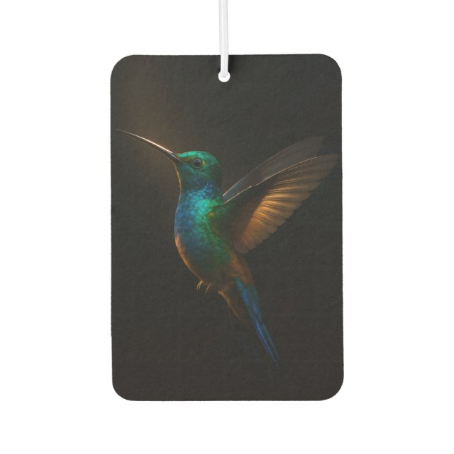 Black 4 Luxe Car Air Fresheners, Flying Bird Freshener (Front)