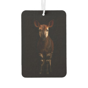 Black 4 Luxe Car Air Fresheners, Forest Okapi Car Air Freshener