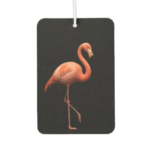 Black 4 Luxe Car Air Fresheners, Pink Flamingo Freshener