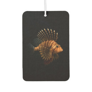 Black 4 Luxe Car Air Fresheners, Red Lionfish Freshener
