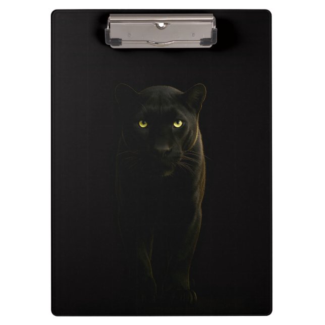 Black 4 Luxe Clipboard, Black Panther Clipboard (Front)