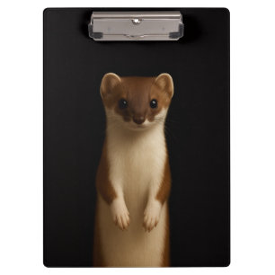 Black 4 Luxe Clipboard, Elegant Weasel Clipboard