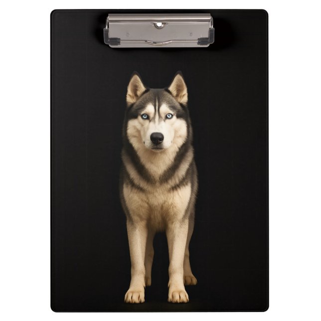 Black 4 Luxe Clipboard, Icy Elite Husky Clipboard (Front)