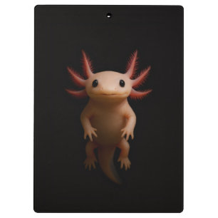 Black 4 Luxe Clipboard, Mexican Axolotl Clipboard