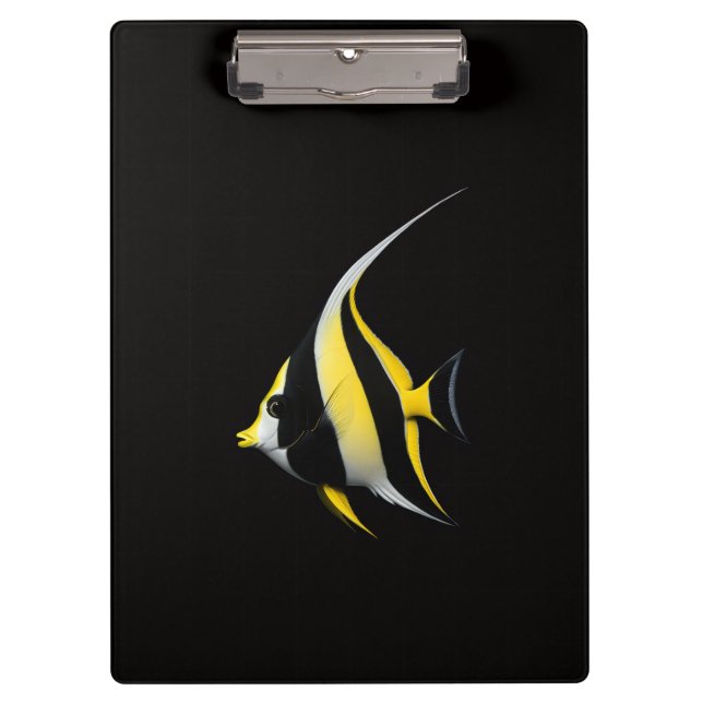 Black 4 Luxe Clipboard, Moorish Idol Clipboard (Front)