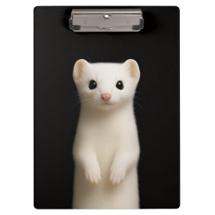Black 4 Luxe Clipboard, Stylish Ermine Clipboard