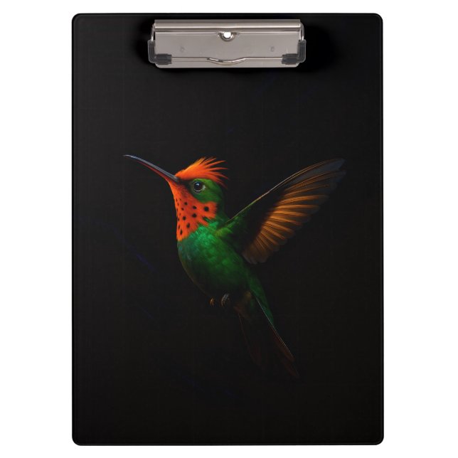 Black 4 Luxe Clipboard, Tufted Coquette Clipboard (Front)