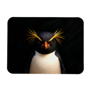 Black 4 Luxe Flexible magnet Rockhopper Penguin