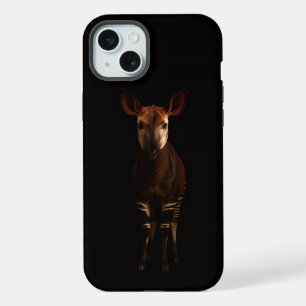 Black 4 Luxe, Forest Okapi iPhone 15 Plus Case