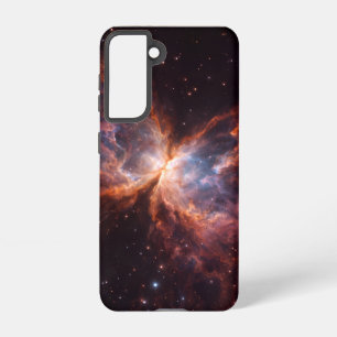 Black 4 Luxe  Galaxy S21 Case, Butterfly Nebula Samsung Galaxy Case