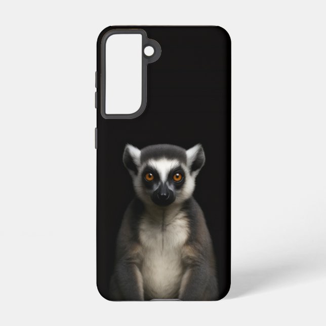 Black 4 Luxe  Galaxy S21 Case, Gentle Lemur Samsung Galaxy S21 Case (Back)