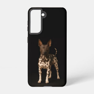 Black 4 Luxe  Galaxy S21 Case, Hairless Terrier Samsung Galaxy Case