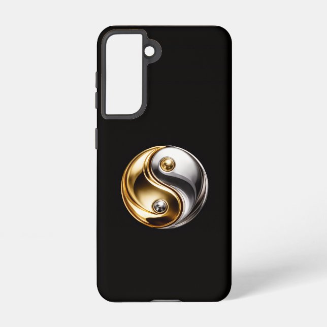 Black 4 Luxe  Galaxy S21 Case, Harmony Yin Yang Samsung Galaxy S21 Case (Back)