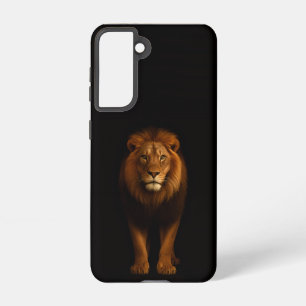 Black 4 Luxe Galaxy S21 Case, Majestic Lion Samsung Galaxy Case