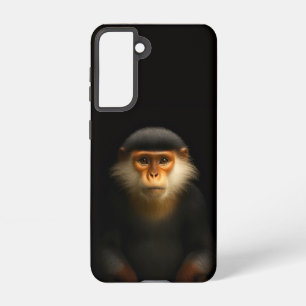 Black 4 Luxe  Galaxy S21 Case, Red Douc Langur Samsung Galaxy Case