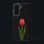 Black 4 Luxe  Galaxy S21 Case, Ruby Red Tulip Samsung Galaxy Case<br><div class="desc">Add a touch of bold elegance and refined botanical intensity to your everyday carry with the Black 4 Luxe Galaxy S21 Case featuring the Ruby Red Tulip, rendered with exceptional realism against the flawlessly uniform deep-black background that defines the Black 4 Luxe identity. The tulip is presented in a poised,...</div>